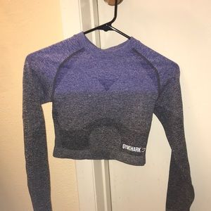 Ombré Gymshark Seamless Crop Top